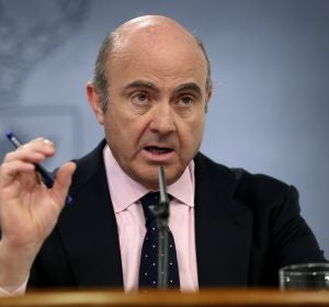 El ministro de Economía, Luis de Guindos El ministro de Economía, Luis de Guindos