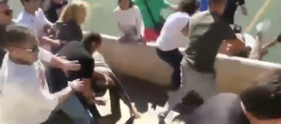 Pelea de padres en un partido en Mallorca Pelea de padres en un partido en Mallorca