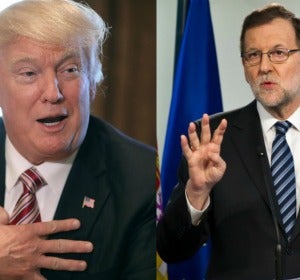 Donald Trump y Mariano Rajoy Donald Trump y Mariano Rajoy