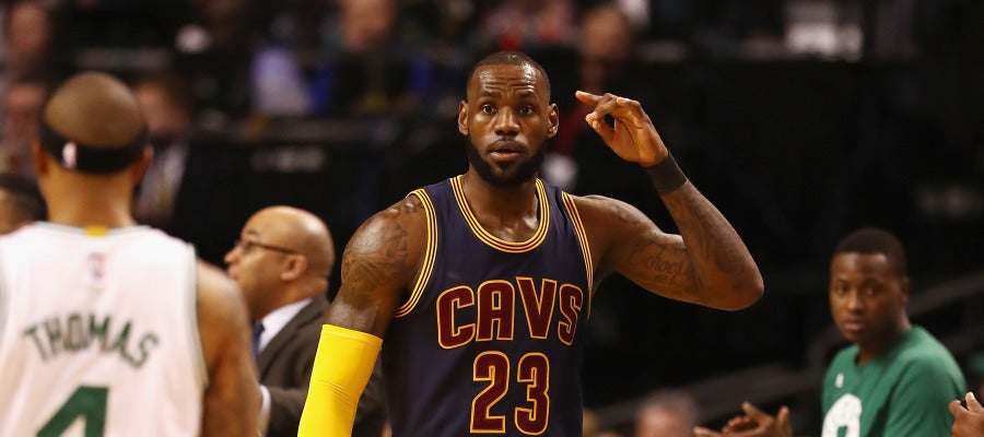 LeBron James, en el primera partido de la final del Este ante los Celtis LeBron James, en el primera partido de la final del Este ante los Celtis
