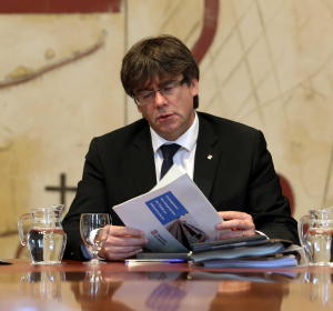 El presidente de la Generalitat, Carles Puigdemont El presidente de la Generalitat, Carles Puigdemont