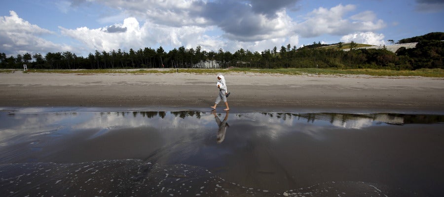 Playa en los alrededores de Fukushima Playa en los alrededores de Fukushima