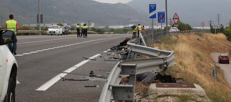 Accidente de tráfico en Alcover, en Tarragona Accidente de tráfico en Alcover, en Tarragona