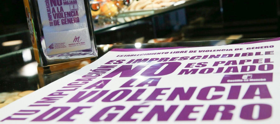 No a la violencia de género, imagen de archivo No a la violencia de género, imagen de archivo