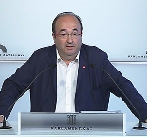 Miquel Iceta se pronuncia sobre la Ley del Referéndum Miquel Iceta se pronuncia sobre la Ley del Referéndum