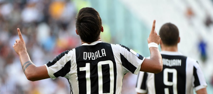 Dybala celebra un gol con la Juventus Dybala celebra un gol con la Juventus
