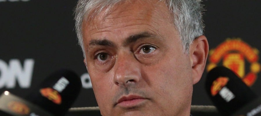 El entrenador del United, Jose Mourinho. El entrenador del United, Jose Mourinho.