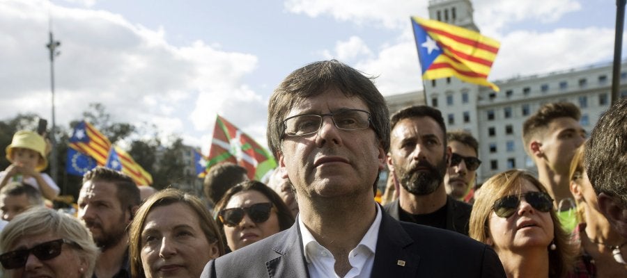 Carles Puigdemont, en la Diada 2017 Carles Puigdemont, en la Diada 2017