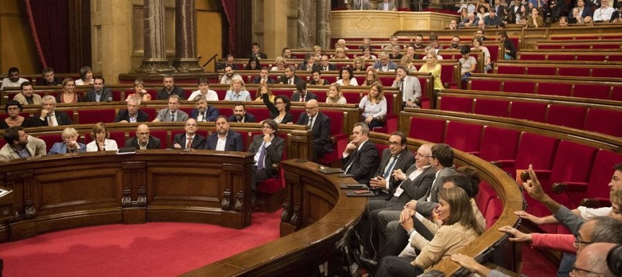 Votación en el Parlament de la Ley de Transitoriedad Votación en el Parlament de la Ley de Transitoriedad