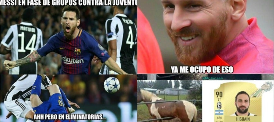 Los 'memes' del Barcelona-Juventus Los 'memes' del Barcelona-Juventus