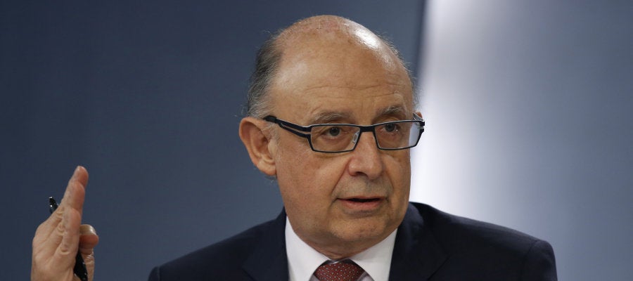 El ministro de Hacienda, Cristóbal Montoro El ministro de Hacienda, Cristóbal Montoro