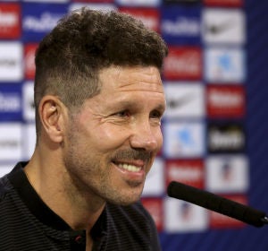 Simeone en rueda de prensa Simeone en rueda de prensa