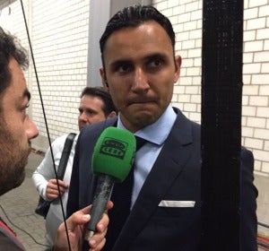 El portero del Madrid, Keylor Navas. El portero del Madrid, Keylor Navas.