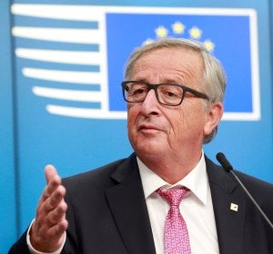 El presidente de la Comisión Europea, Jean-Claude Juncker El presidente de la Comisión Europea, Jean-Claude Juncker