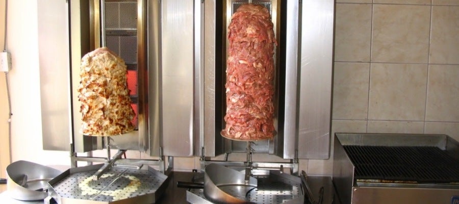 Imagen de archivo de un Kebab Imagen de archivo de un Kebab