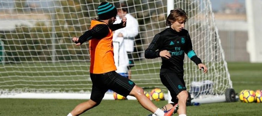 Modric e Isco, en Valdebebas Modric e Isco, en Valdebebas