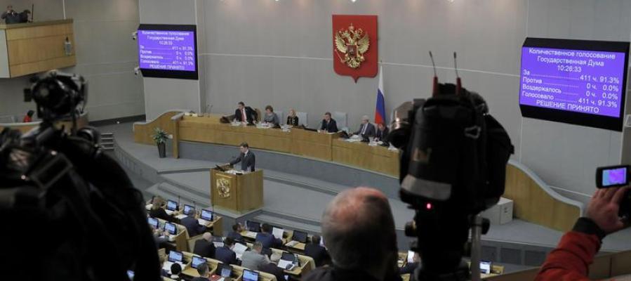 Medios de comunicación en el Parlamento de Rusia Medios de comunicación en el Parlamento de Rusia