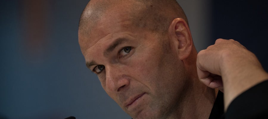 Zidane en rueda de prensa Zidane en rueda de prensa