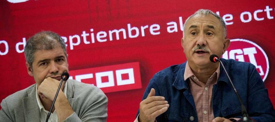 Unai Sordo y Pepe Álvarez Unai Sordo y Pepe Álvarez