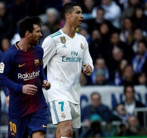 Messi y Cristiano Ronaldo, durante el Clásico Messi y Cristiano Ronaldo, durante el Clásico