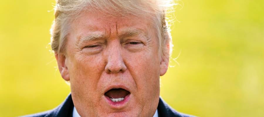 El presidente de los Estados Unidos Donald Trump El presidente de los Estados Unidos Donald Trump
