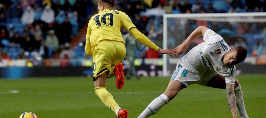 Kroos durante el encuentro ante el Villareal Kroos durante el encuentro ante el Villareal