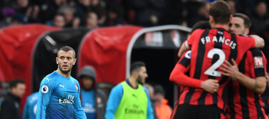 El Arsenal cae en Bournemouth El Arsenal cae en Bournemouth
