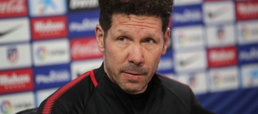 Diego Simeone, en rueda de prensa Diego Simeone, en rueda de prensa