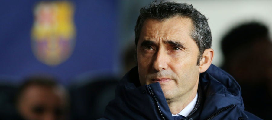 Ernesto Valverde en el partido ante el Espanyol Ernesto Valverde en el partido ante el Espanyol