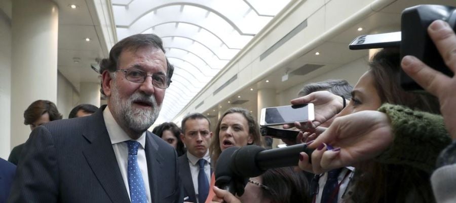 Mariano Rajoy en el Senado Mariano Rajoy en el Senado