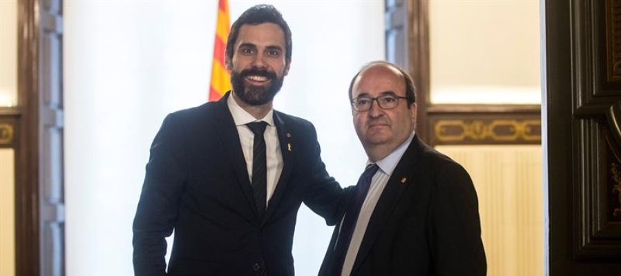 Roger Torrent y Miquel Iceta Roger Torrent y Miquel Iceta