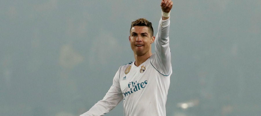Cristiano Ronaldo celebra un gol con el Real Madrid Cristiano Ronaldo celebra un gol con el Real Madrid