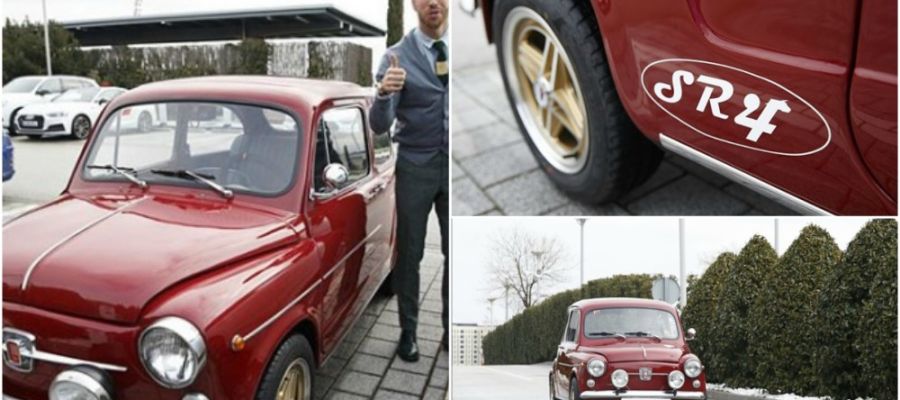 Sergio Ramos acude a Valdebebas con un 600 y nuevo look Sergio Ramos acude a Valdebebas con un 600 y nuevo look
