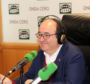 Miquel Iceta en los estudios de Onda Cero Barcelona Miquel Iceta en los estudios de Onda Cero Barcelona