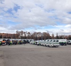 Flota del servicio de limpieza viaria de Alcalá de Henares Flota del servicio de limpieza viaria de Alcalá de Henares