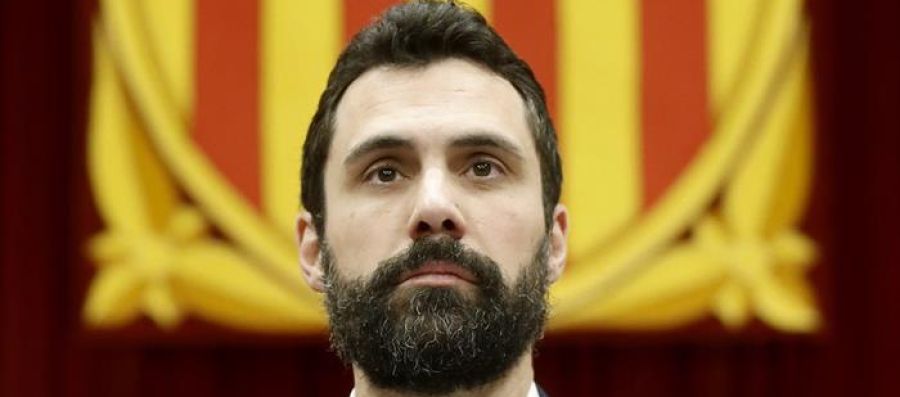 El presidente del Parlament, Roger Torrent El presidente del Parlament, Roger Torrent
