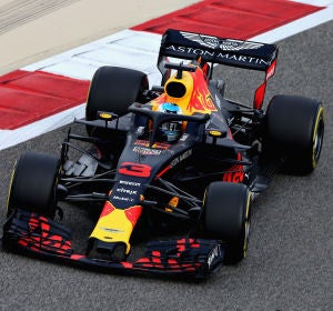Daniel Ricciardo en pista Daniel Ricciardo en pista