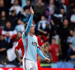 Iago Aspas celebra un gol ante el Sevilla Iago Aspas celebra un gol ante el Sevilla