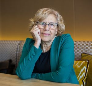 Manuela Carmena durante una entrevista Manuela Carmena durante una entrevista