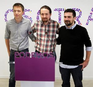 Íñigo Errejón, Pablo Iglesias y Ramón Espinar Íñigo Errejón, Pablo Iglesias y Ramón Espinar