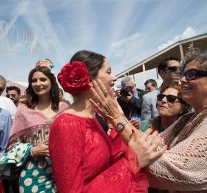 La líder de Ciudadanos en Cataluña y portavoz nacional del partido, Inés Arrimadas, en su visita a la Feria de Abril La líder de Ciudadanos en Cataluña y portavoz nacional del partido, Inés Arrimadas, en su visita a la Feria de Abril