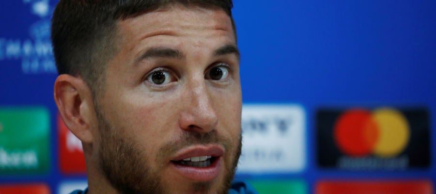Sergio Ramos, en rueda de prensa Sergio Ramos, en rueda de prensa