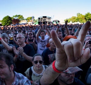 Gente en un festival Gente en un festival
