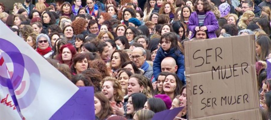 Imagen de archivo de una de las movilizaciones feministas del 8 de marzo Imagen de archivo de una de las movilizaciones feministas del 8 de marzo