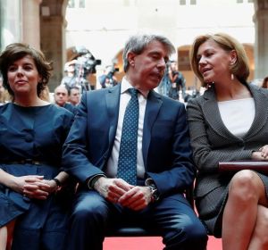 Soraya Sáenz de Santamaría, Ángel Garrido y María Dolores de Cospedal Soraya Sáenz de Santamaría, Ángel Garrido y María Dolores de Cospedal