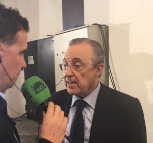 Florentino Perez, con José Ramón de la Morena. Florentino Perez, con José Ramón de la Morena.