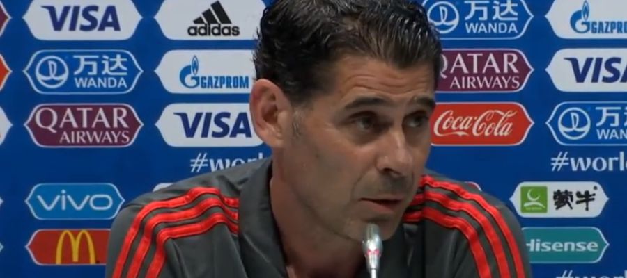 Fernando Hierro comparece ante los medios Fernando Hierro comparece ante los medios
