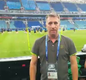 <p>Fernando Burgos: "Hierro ya tiene a todo su cuerpo técnico en Rusia y ya está todo preparado para que España debute en Rusia"</p> <p>Fernando Burgos: "Hierro ya tiene a todo su cuerpo técnico en Rusia y ya está todo preparado para que España debute en Rusia"</p>