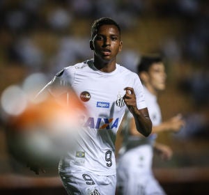 Rodrygo, en un partido con el Santos Rodrygo, en un partido con el Santos