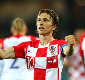 Modric, con Croacia Modric, con Croacia